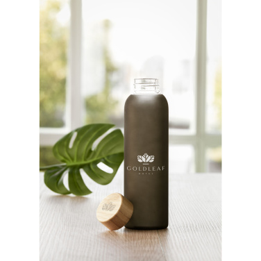 Logotrade Werbegeschenke das Foto: Frosty Glass Bottle 550 ml Trinkflasche