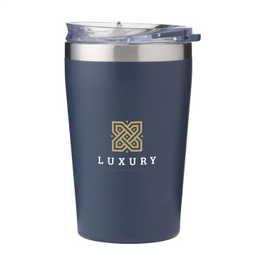 Logotrade Werbeartikel das Foto: Re-Steel RCS Recycled Kaffeebecher 380 ml Thermobecher