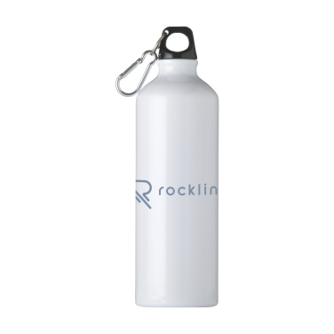 Logotrade Geschäftsgeschenke das Foto: AluMaxi GRS Recycled 750 ml Wasserflasche