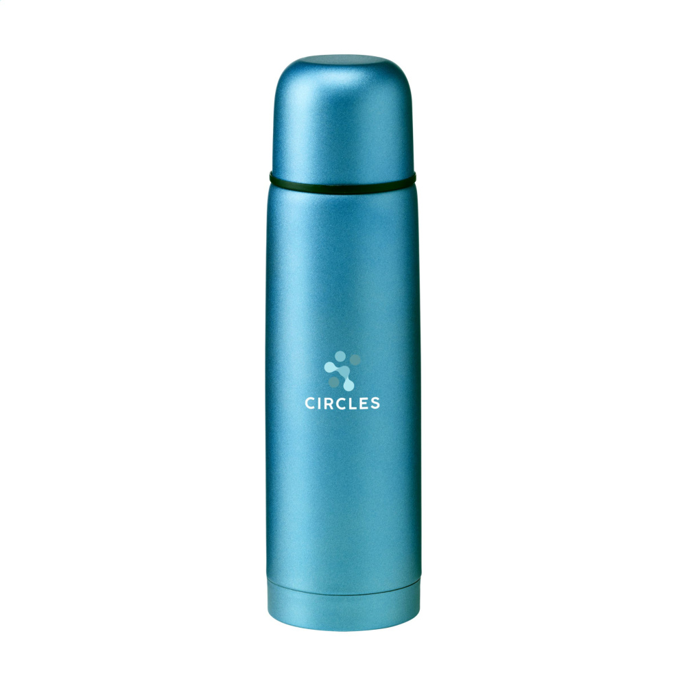 Logotrade Werbegeschenke das Foto: Frosted Bottle RCS Recycled Steel 500 ml Thermosflasche