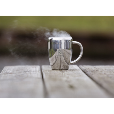 Logotrade Logogeschenke das Foto: SteelMug RCS Recyclingstahl 220 ml