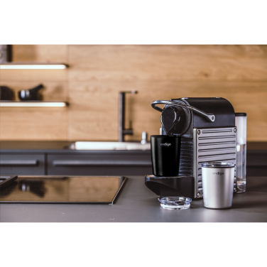 Logotrade Firmengeschenke das Foto: Espresso-to-Go-Becher RCS Recyclingstahl 170 ml
