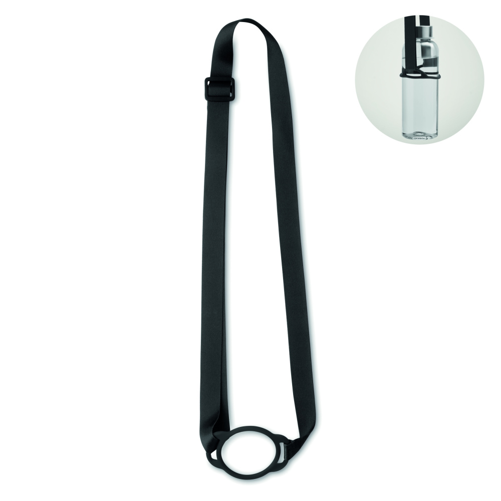 Logotrade werbemittel das Foto: Lanyard mit Getränkehalter