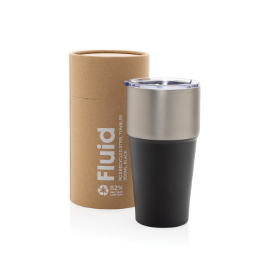 Logotrade Firmengeschenke das Foto: Fluid Becher aus RCS-zertifiziert recyceltem Stahl, 500ml