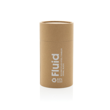 Logotrade Werbegeschenke das Foto: Fluid Becher aus RCS-zertifiziert recyceltem Stahl, 500ml