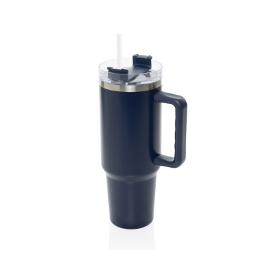 Logotrade Geschäftsgeschenke das Foto: Stadley Becher aus RCS recyceltem Sainless Steel 1200ml
