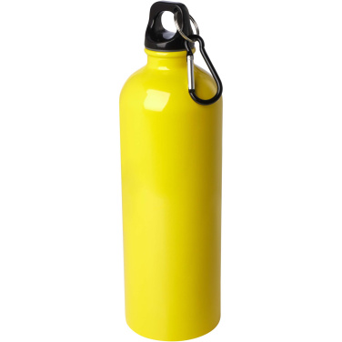 Logotrade Werbegeschenke das Foto: Oregon 750 ml RCS-zertifizierte, einwandige Trinkflasche aus Edelstahl mit Karabinerhaken
