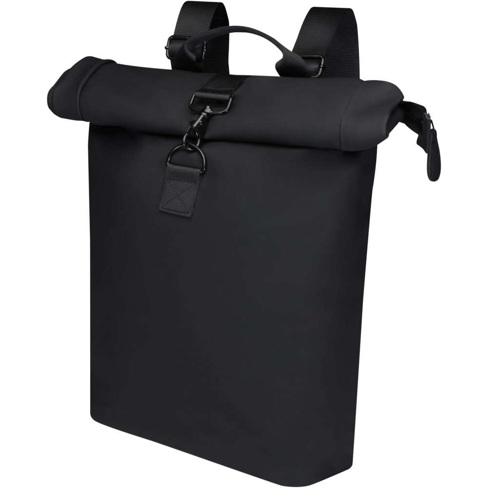 Logotrade Werbegeschenke das Foto: Turner 15,6" GRS-recycelter Rolltop Laptop-Rucksack 12 L