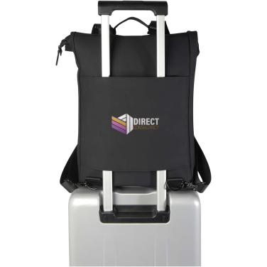 Logotrade Werbegeschenke das Foto: Turner 15,6" GRS-recycelter Rolltop Laptop-Rucksack 12 L