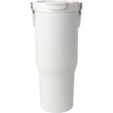 Logotrade Geschäftsgeschenke das Foto: Bronx 900 ml RCS-zertifizierter Kupfer-Vakuum Isolierbecher aus Edelstahl mit Doppelfunktionsdeckel