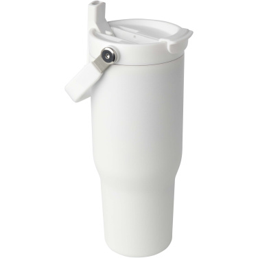 Logotrade Werbeartikel das Foto: Bronx 900 ml RCS-zertifizierter Kupfer-Vakuum Isolierbecher aus Edelstahl mit Doppelfunktionsdeckel
