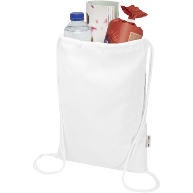 Logotrade Firmengeschenke das Foto: Oregon Blend 140 g/m² GRS-recycelter Turnbeutel 5 L