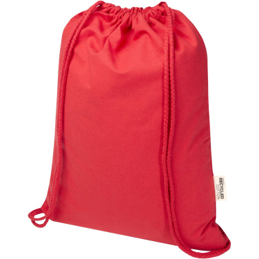 Logotrade Logogeschenke das Foto: Oregon Blend 140 g/m² GRS-recycelter Turnbeutel 5 L