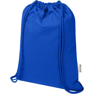 Logotrade Firmengeschenke das Foto: Oregon Blend 140 g/m² GRS-recycelter Turnbeutel 5 L
