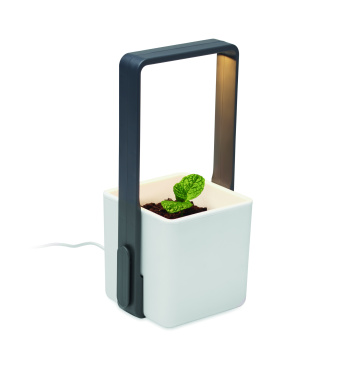 Logotrade Werbeartikel das Foto: Inndor-Pflanztopf mit LED