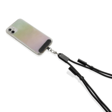 Logotrade Werbegeschenke das Foto: LoopAmp verstellbares 60W Telefonkabel aus RCS rPET