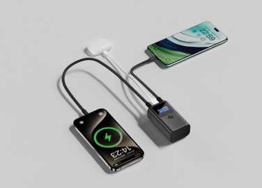 Logotrade Geschäftsgeschenke das Foto: Urban Vitamin Campbell 55W 10.000mAh Pocket-Powerbank