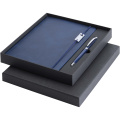 Legato Elegance A5 Hardcover Notizbuch mit Tintenroller Set, Ozeanblau / Ozeanblau