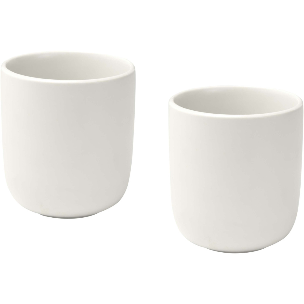 Logotrade Werbegeschenke das Foto: Male 200 ml Keramiktassen – 2er-Set