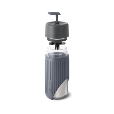 Logotrade Geschäftsgeschenke das Foto: Black+Blum Glas-Reisebecher 340ml