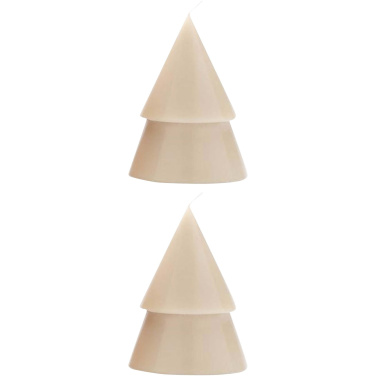 Logotrade Werbegeschenke das Foto: Originalhome Weihnachtsbaum Kerze M, 2er Set