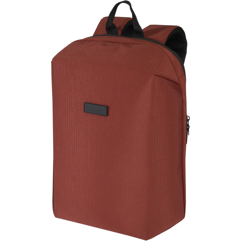 Logotrade werbemittel das Foto: Luma 15" GRS Laptop-Rucksack aus recyceltem Material mit Diebstahlschutz 10L