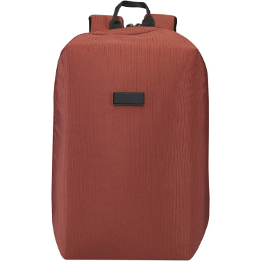 Logotrade Firmengeschenke das Foto: Luma 15" GRS Laptop-Rucksack aus recyceltem Material mit Diebstahlschutz 10L