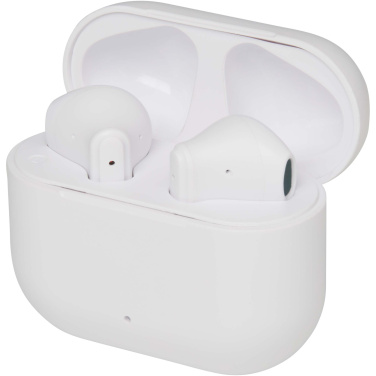 Logotrade werbemittel das Foto: Altais True Wireless Bluetooth® Headset aus recyceltem Kunststoff