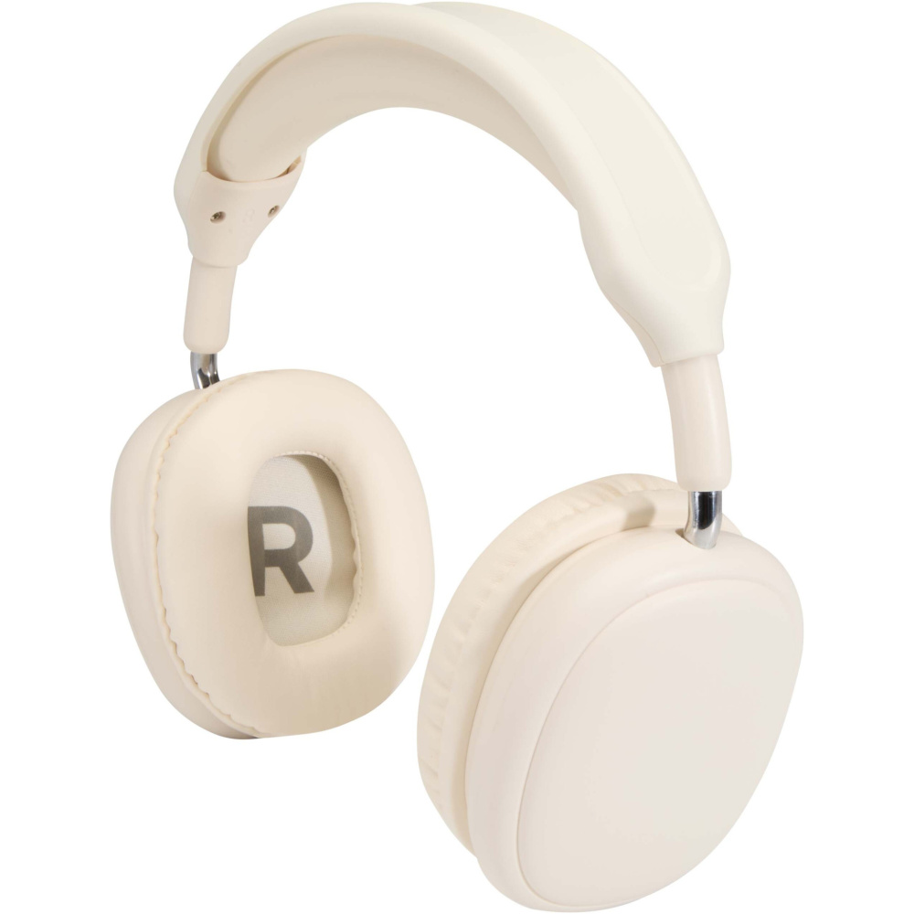 Logotrade Firmengeschenke das Foto: Alzir Over-Ear Wireless Bluetooth® Headset aus recyceltem Kunststoff