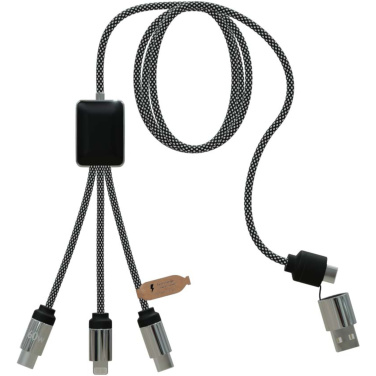 Logotrade Werbeartikel das Foto: SCX.design C33 60W Typ C Ladekabel mit doppeltem Leuchtlogo
