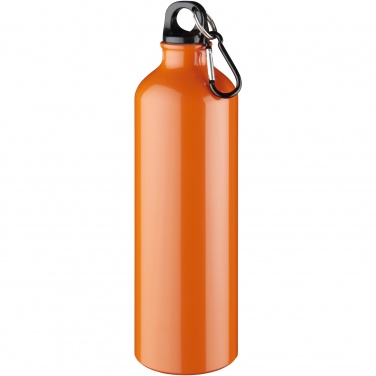 Logotrade promotional giveaways photo of: Oregon 770 ml aluminium water bottle with carabiner