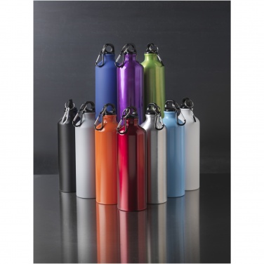 Logotrade promotional gift picture of: Oregon 770 ml matte water bottle with carabiner