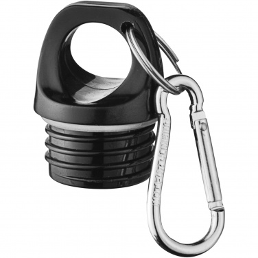 Logotrade promotional gift image of: Oregon 770 ml matte water bottle with carabiner