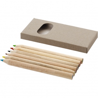 Logotrade promotional giveaway image of: Ayola 6-piece coloured pencil set