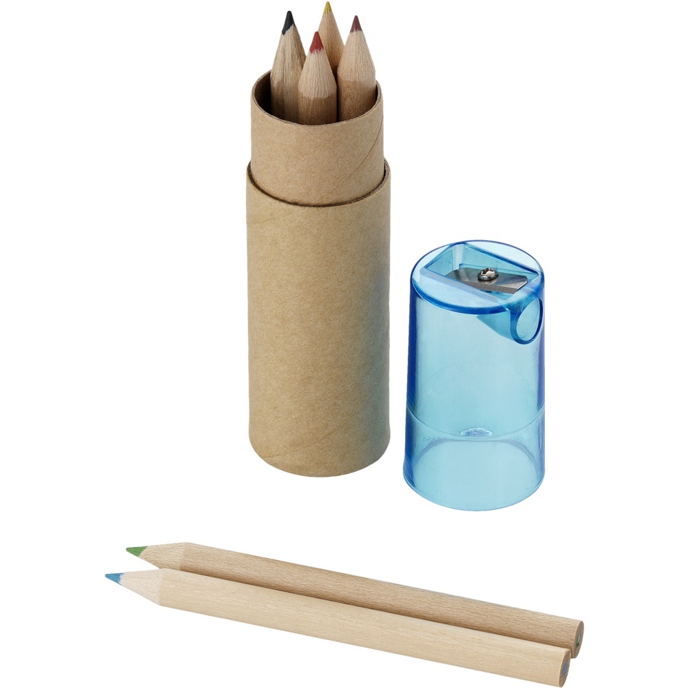 Logotrade advertising product image of: Kram 6-piece coloured pencil set