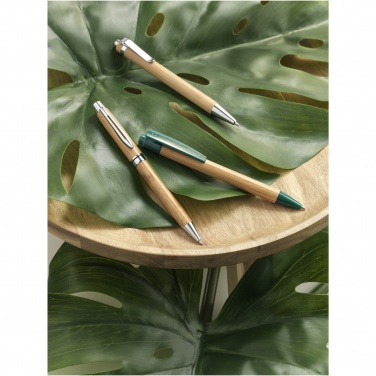 Logo trade promotional items image of: Borneo bamboo ballpoint pen