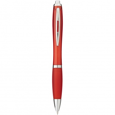 Logotrade advertising product picture of: Nash ballpoint pen with coloured barrel and grip
