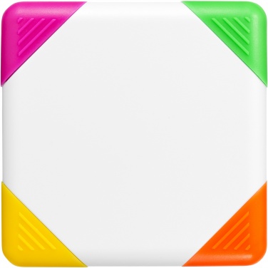 Logotrade promotional item image of: Trafalgar square-shaped 4-colour highlighter