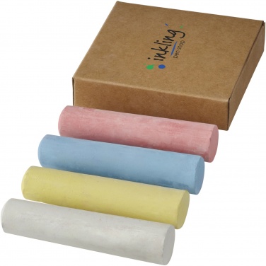 Logotrade promotional item image of: Screech 4-piece chalk set