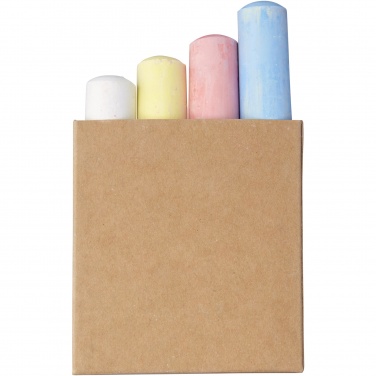 Logo trade promotional items picture of: Screech 4-piece chalk set