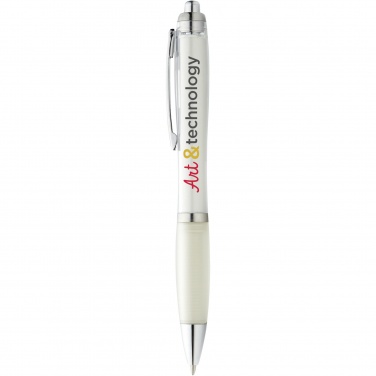 Logotrade promotional item image of: Nash ballpoint pen coloured barrel and grip