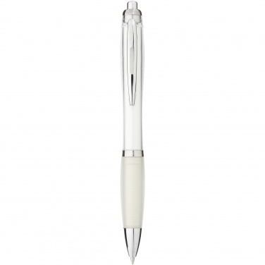 Logo trade business gifts image of: Nash ballpoint pen coloured barrel and grip