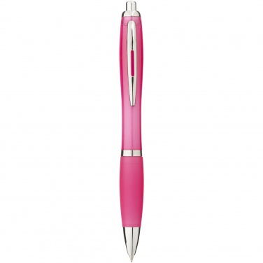 Logo trade promotional giveaways image of: Nash ballpoint pen coloured barrel and grip