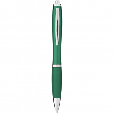 Logo trade promotional gift photo of: Nash ballpoint pen coloured barrel and grip