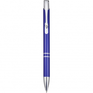 Logotrade advertising products photo of: Moneta aluminium click ballpoint pen (blue ink)