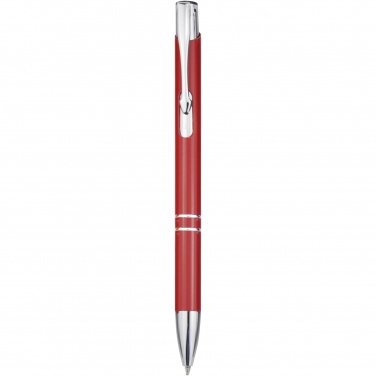 Logo trade business gifts image of: Moneta aluminium click ballpoint pen (blue ink)