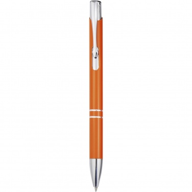 Logotrade promotional gifts photo of: Moneta aluminium click ballpoint pen (blue ink)