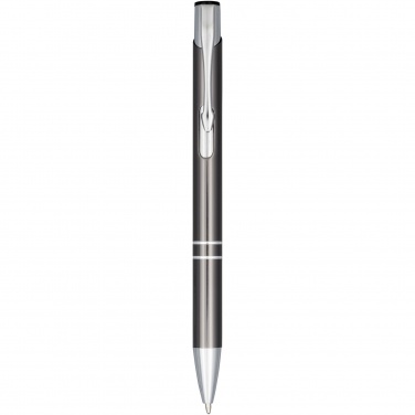 Logo trade promotional product photo of: Moneta anodized aluminium click ballpoint pen