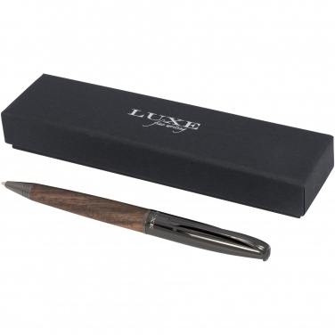 Logo trade promotional product photo of: Loure wood barrel ballpoint pen