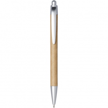 Logo trade advertising products image of: Tiflet recycled paper ballpoint pen